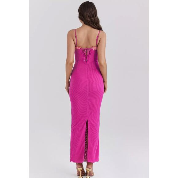 House of CB $255

Raspberry Lace Trimmed Maxi Dress Small - Picture 2 of 6
